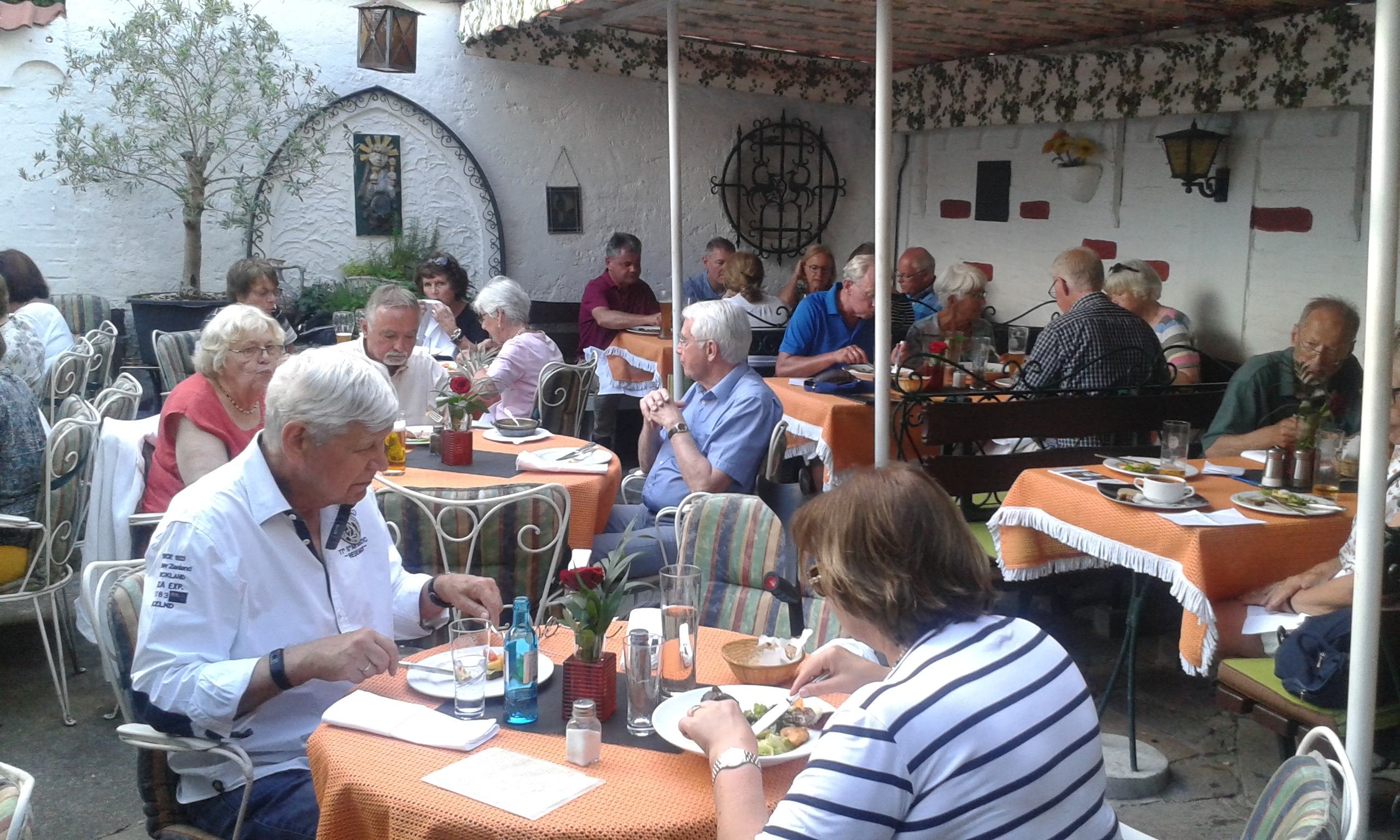 gemeinsames Abendessen im Maternus