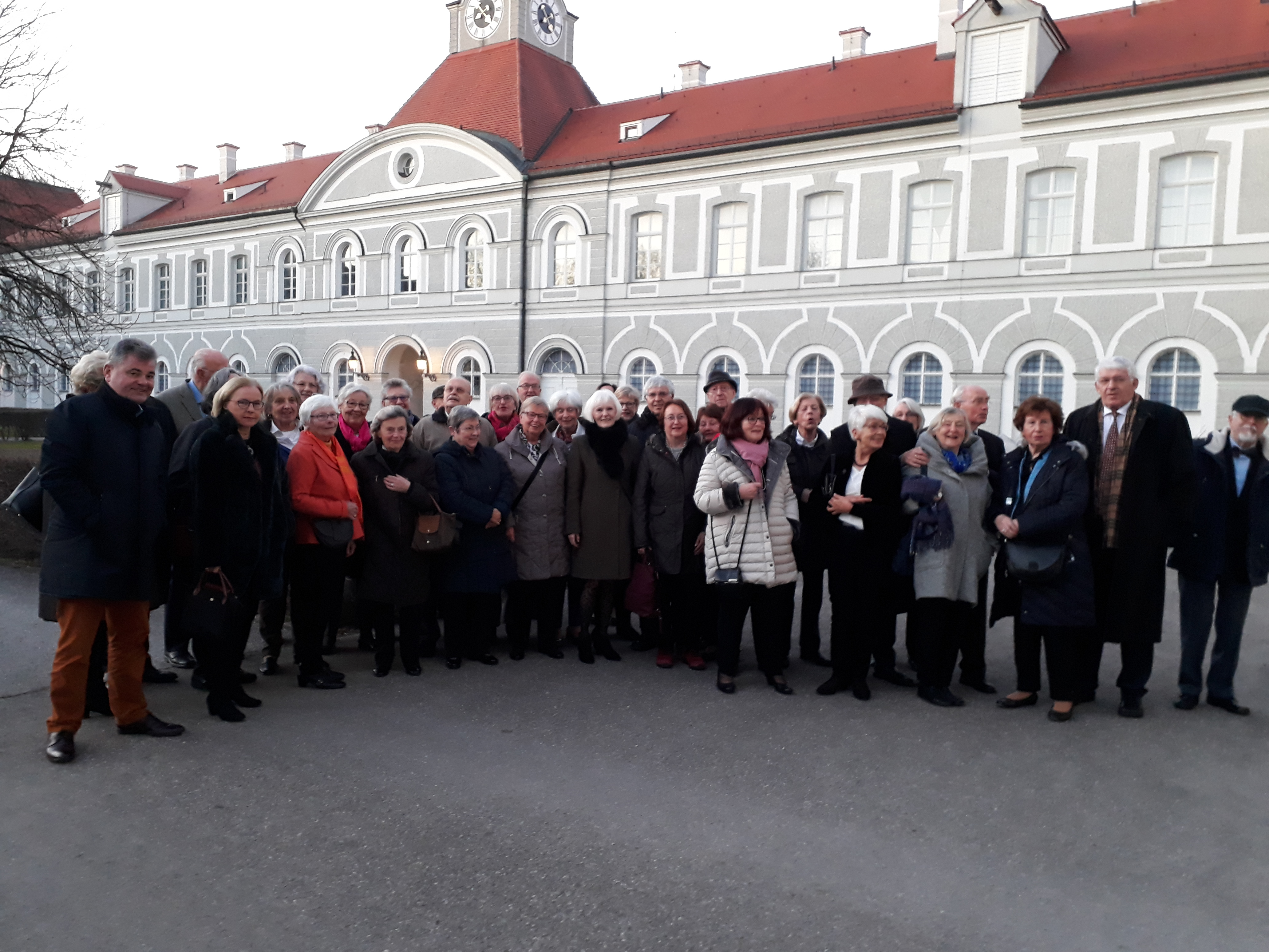 Vor Schloss Nymphenburg